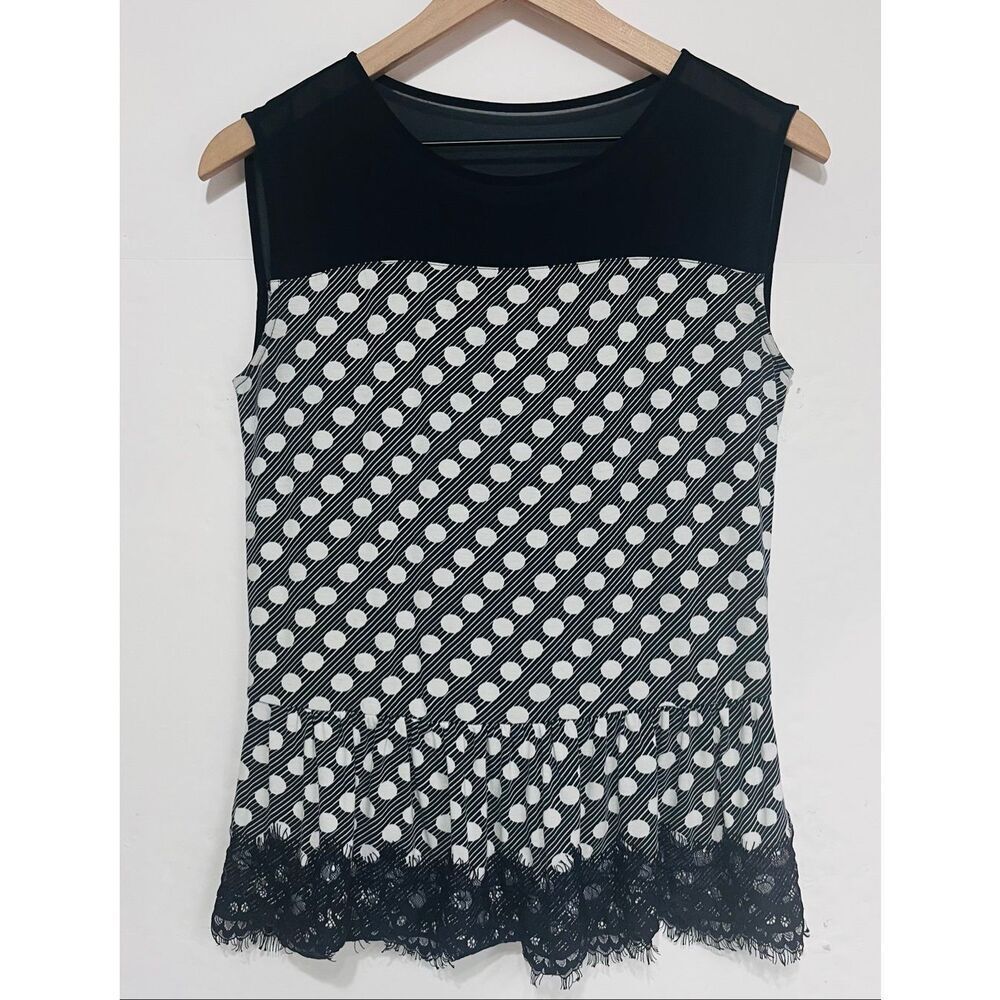 Ann Taylor Sleeveless Peplum Top   Size S